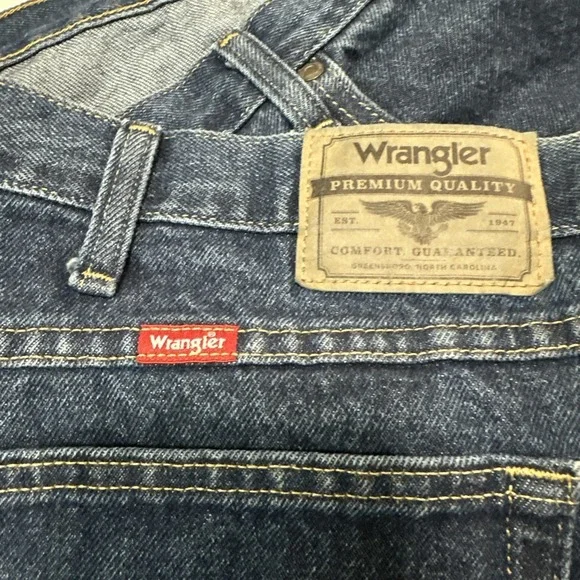 Wrangler Premium Quality Denim Jeans Blue 56x32 - Picture 5 of 10